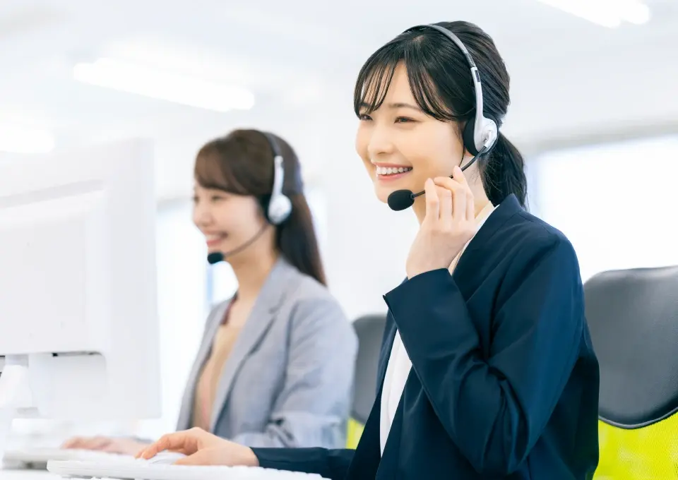 [写真]長年の通信販売事業・コールセンター運営ノウハウ